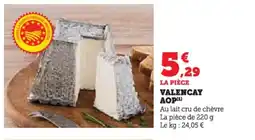 Hyper U Valencay aop offre