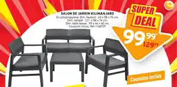 Trafic Salon de jardin kilimanjaro offre