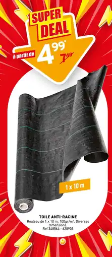 Trafic Toile anti-racine offre