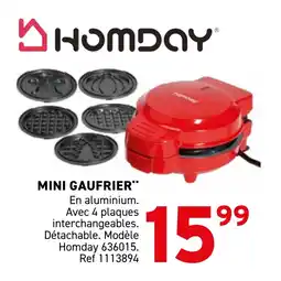 Trafic Mini gaufrier offre
