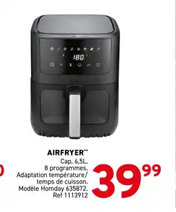 Trafic Airfryer offre
