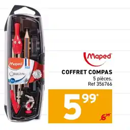 Trafic MAPED Coffret compas offre