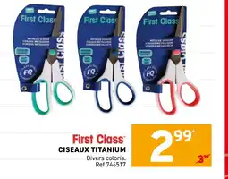 Trafic FIRST CLASS Ciseaux titanium offre