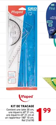 Trafic MAPED Kit de tracage offre