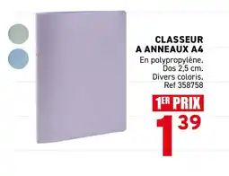 Trafic Classeur a anneaux a4 offre