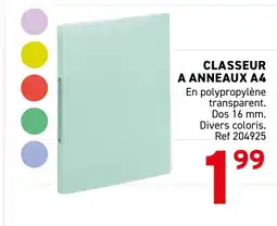 Trafic Classeur a anneaux a4 offre