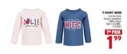 Trafic T-shirt bebe offre