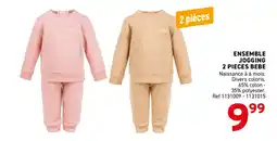 Trafic Ensemble jogging 2 pieces bebe offre