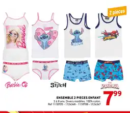 Trafic Ensemble 2 pieces enfant offre