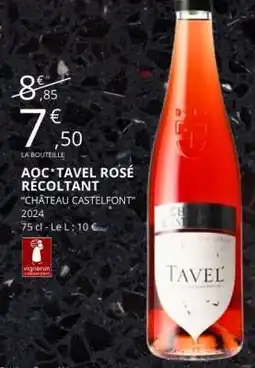 E.Leclerc AOC Tavel Rosé Récoltant offre