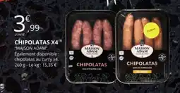 E.Leclerc CHIPOLATAS X4 offre