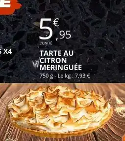 E.Leclerc Tarte Au Citron Meringuée offre