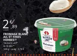 E.Leclerc FROMAGE BLANC AIL ET FINES HERBES offre
