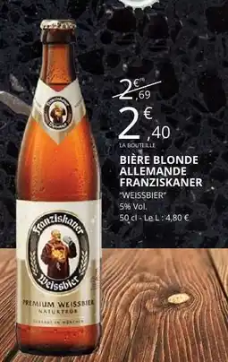 E.Leclerc BIÈRE BLONDE ALLEMANDE FRANZISKANER offre