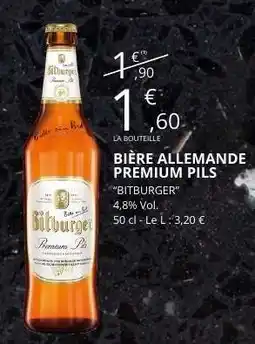E.Leclerc BIÈRE ALLEMANDE PREMIUM PILS BITBURGER offre