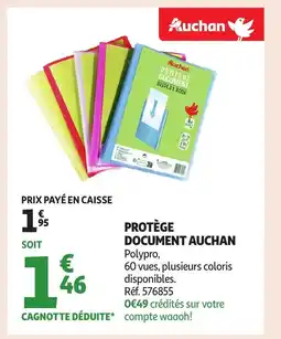 Auchan AUCHAN Protège document offre