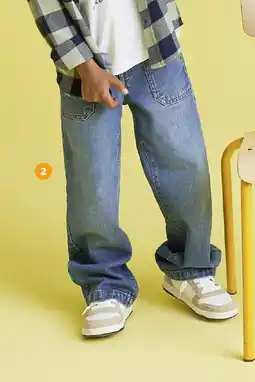 Auchan INEXTENSO Pantalon denim garçon offre