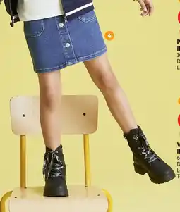Auchan INEXTENSO Jupe denim fille offre