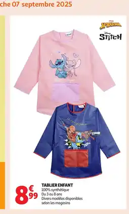 Auchan Tablier enfant offre