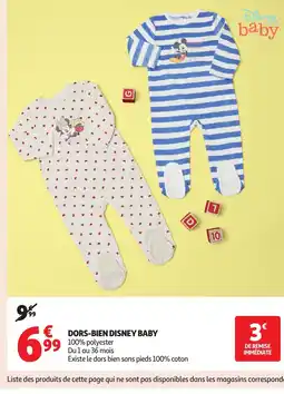 Auchan Dors-bien disney baby offre