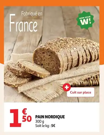 Auchan Pain nordique offre