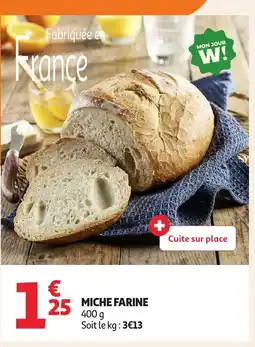Auchan Miche farine offre