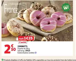 Auchan 3 Donuts offre