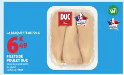 Auchan DUC Filets de poulet offre