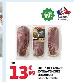 Auchan LE GAULOIS Filets de canard extra-tendres offre