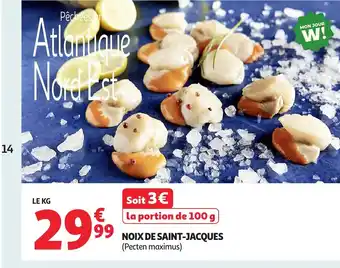 Auchan Noix de saint-jacques offre