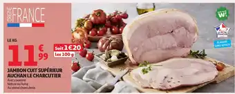 Auchan Jambon cuit supérieur auchan le charcutier offre