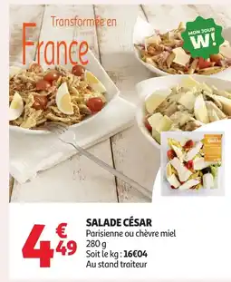 Auchan Salade césar offre
