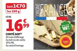 Auchan Comté aop offre