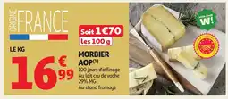 Auchan Morbier aop offre
