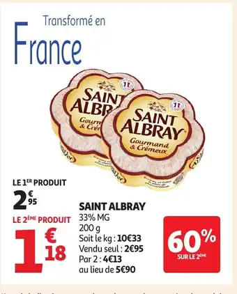 Auchan SAINT ALBRAY offre