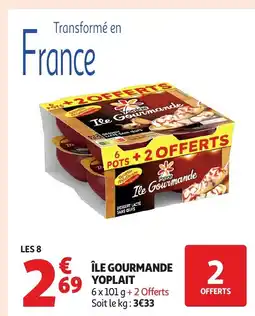 Auchan YOPLAIT Île gourmande offre