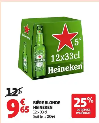 Auchan HEINEKEN Bière blonde offre