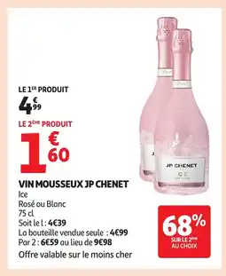 Auchan JP CHENET Vin mousseux offre