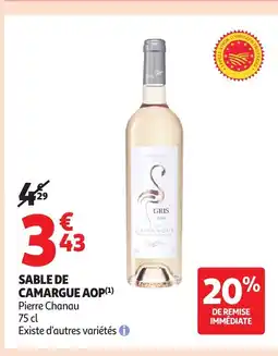 Auchan Sable de camargue aop offre
