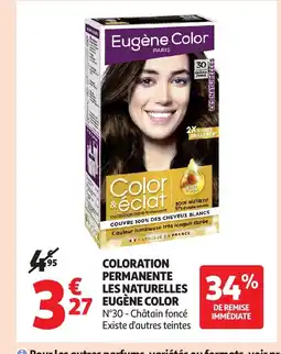 Auchan Coloration permanente les naturelles eugène color offre