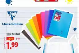 Lidl CLAIREFONTAINE Cahier Koverbook offre