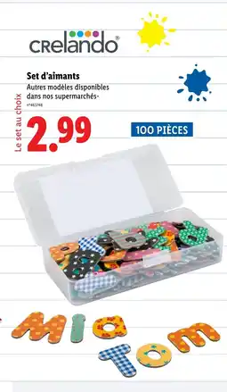 Lidl Set d'aimants offre