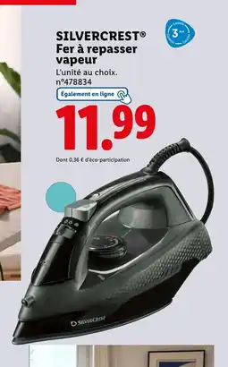 Lidl SILVERCREST Fer à repasser vapeur offre