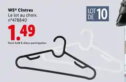 Lidl W5 Cintres offre