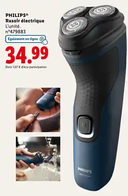 Lidl PHILIPS Rasoir électrique offre