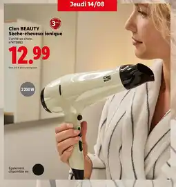 Lidl Cien BEAUTY Sèche-cheveux ionique offre