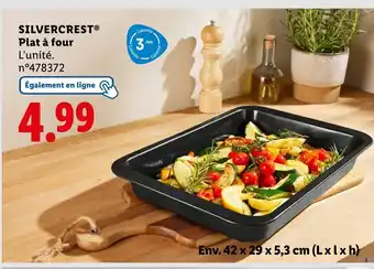 Lidl SILVERCREST Plat à four offre