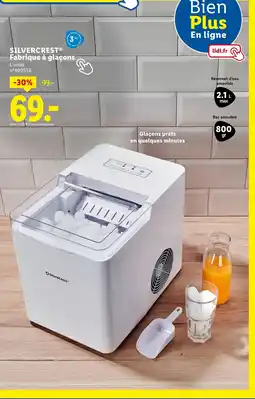 Lidl SILVERCREST Fabrique à glaçons offre