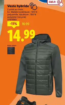 Lidl Veste hybride offre