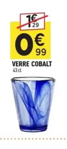 Centrakor Verre cobalt offre